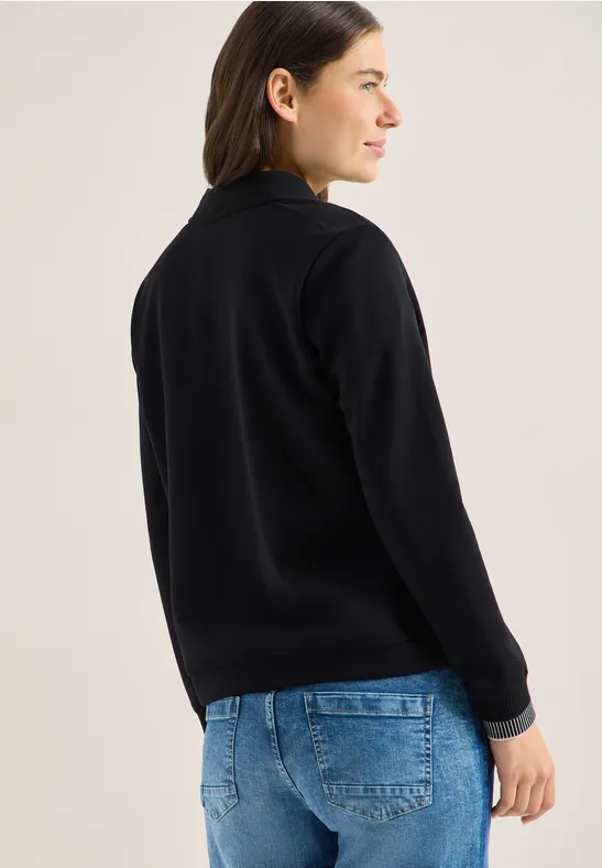 Blouson im College-Look mit Knöpfen günstig online kaufen