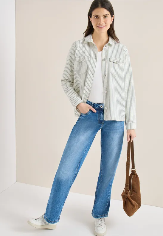 Gestreiftes Overshirt günstig online kaufen