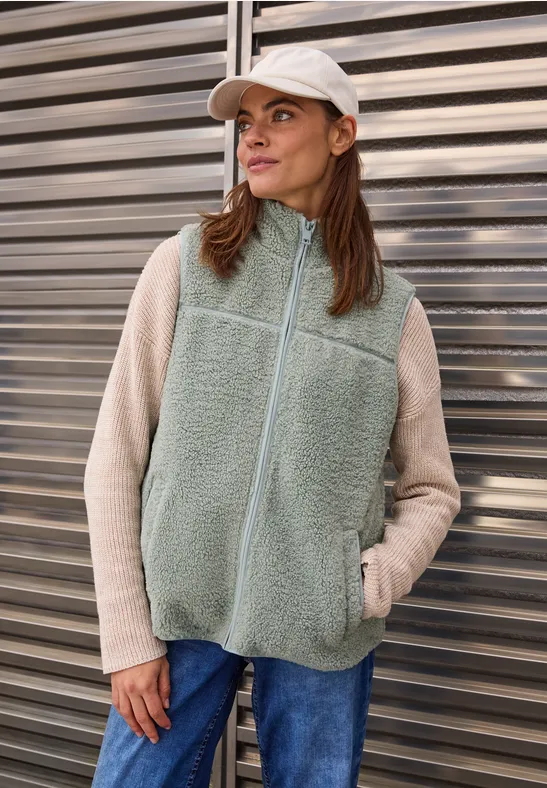 Kurze Teddy-Weste günstig online kaufen