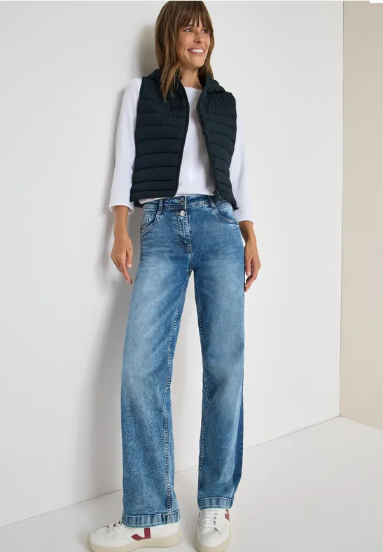 Cecil Femme Gilet à enfiler in Bleu, Gr: XS-S