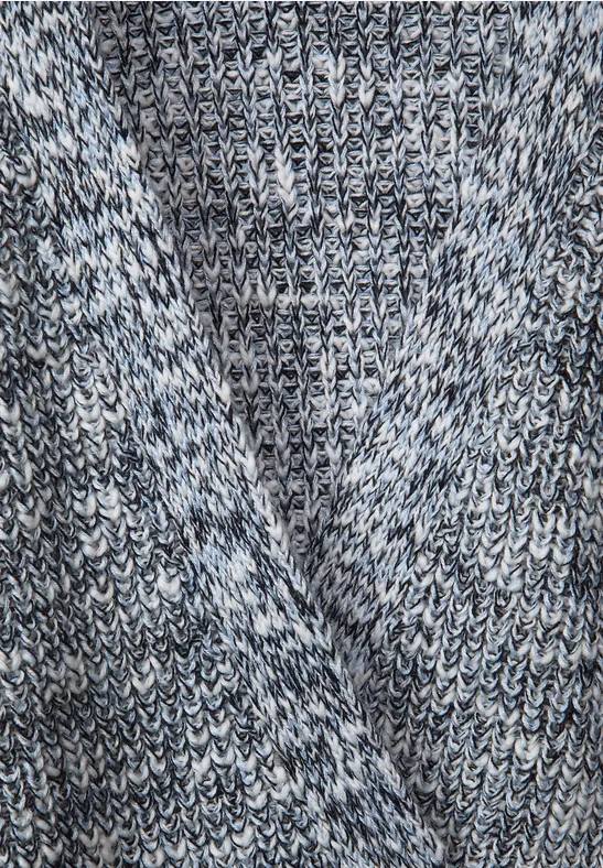 Cecil Damen Cardigan Mouliné – Aus Baumwolle, Mit V-Ausschnitt Und Knopfleiste, Lässiger Strick