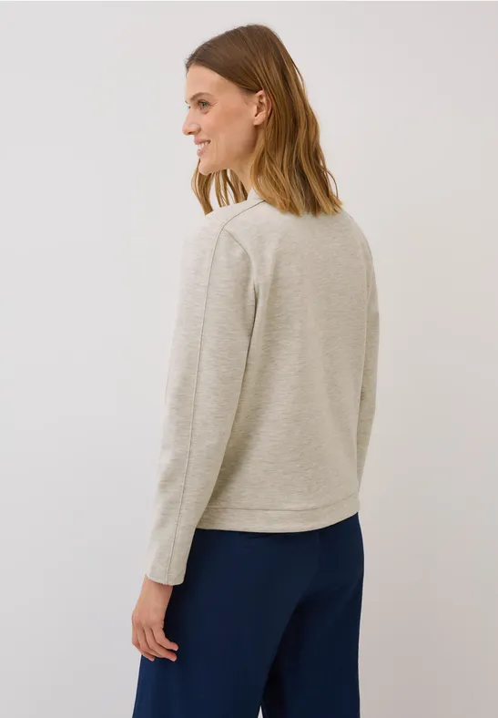 Sweat Blouson mit Tunnelzug günstig online kaufen