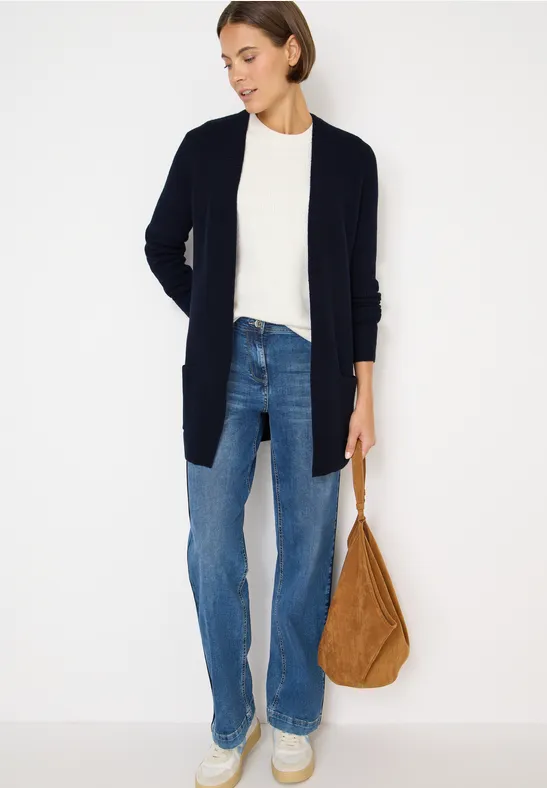 Offener Struktur-Cardigan günstig online kaufen