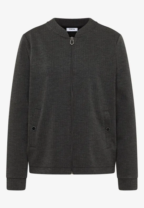Thumbnail - Cecil Damen Herringbone Jacke in Schwarz, Gr: M
