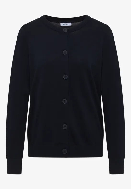 Thumbnail - Cecil Damen Basic Cardigan in Blau, Gr: L