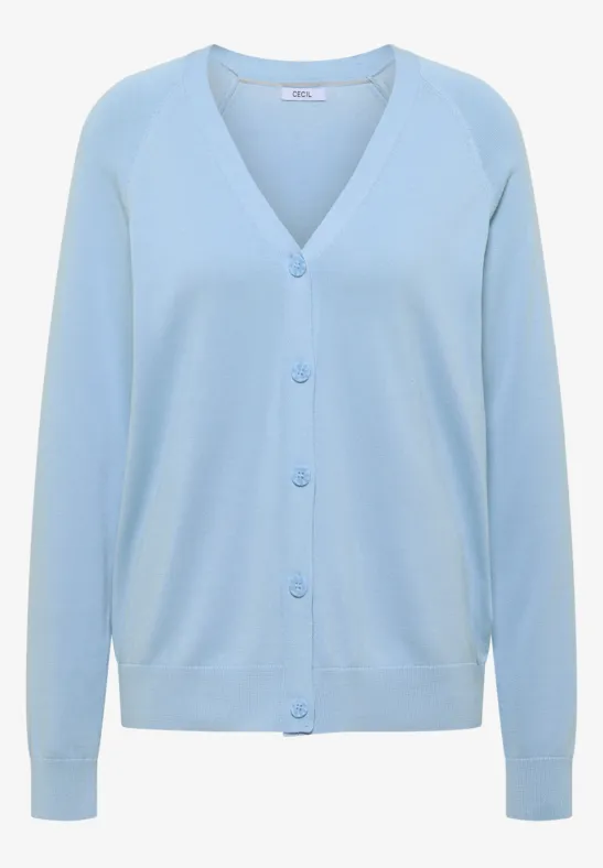 Thumbnail - Cecil Damen Basic Cardigan in Blau, Gr: L