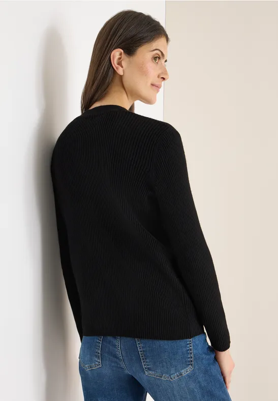 Cardigan in Rippstruktur günstig online kaufen