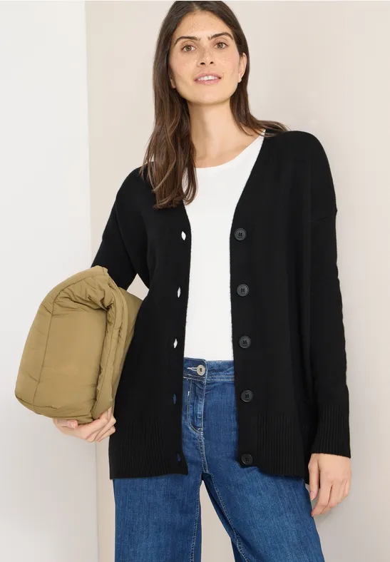 Cardigan mit Knopfleiste günstig online kaufen