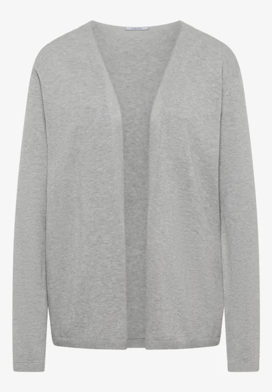 Thumbnail - Cecil Damen Basic Cardigan in Grau, Gr: L