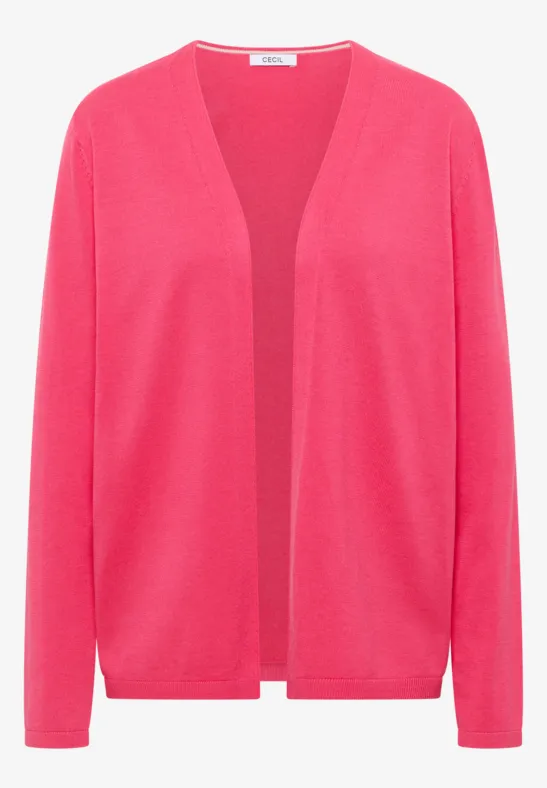 Thumbnail - Cecil Damen Basic Cardigan in Rot, Gr: XXL