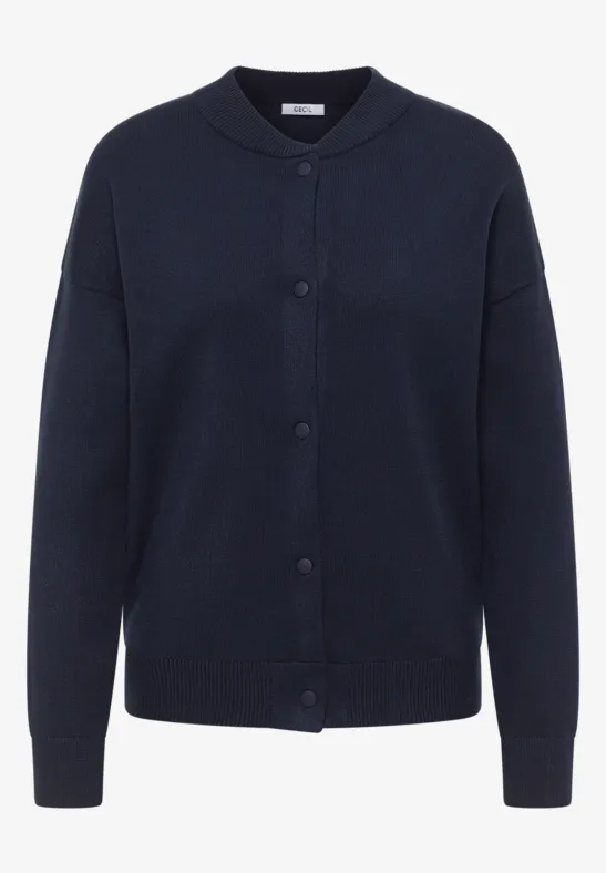 Thumbnail - Cecil Damen Cosy College Cardigan in Blau, Gr: XXL