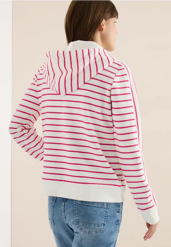 CECIL Langarm Sweatjacke mit Kapuze günstig online kaufen