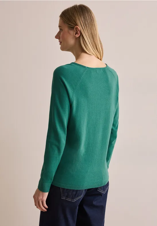 Strukturmix Pullover günstig online kaufen