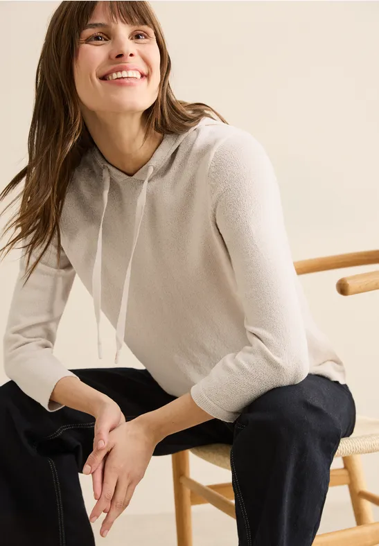 CECIL Strickpullover mit Rippbündchen günstig online kaufen