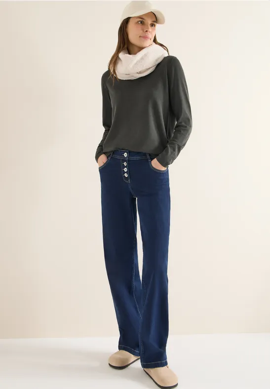 Thumbnail - Cecil Damen Basic Pullover in Grün, Gr: L