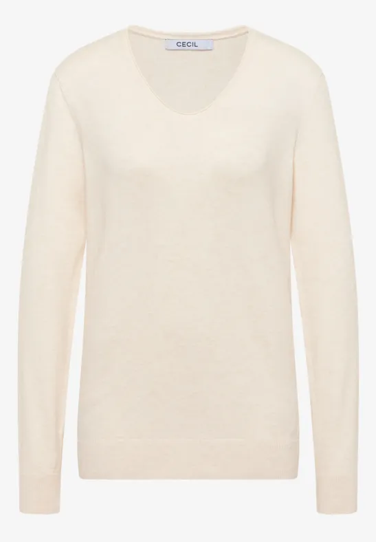 Thumbnail - Cecil Damen Kuscheliger Pullover in Beige, Gr: XXL
