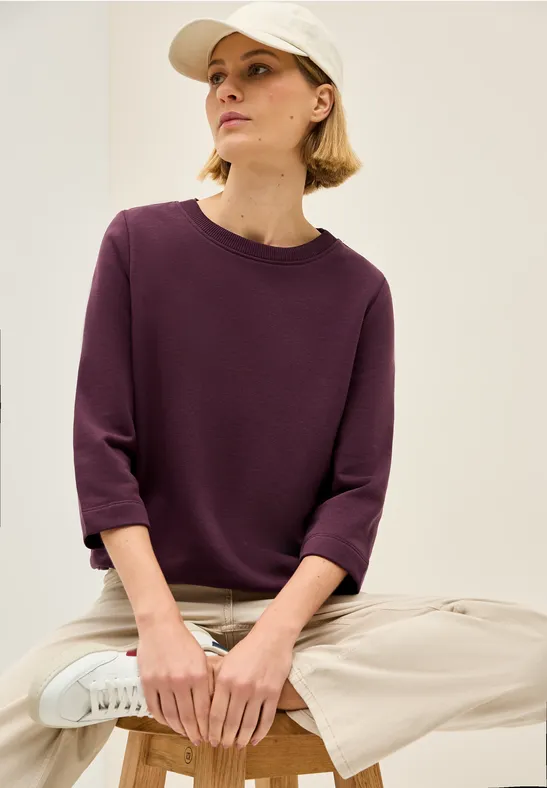 Cecil Sweatshirt aus Baumwolle mit Stretchanteil günstig online kaufen