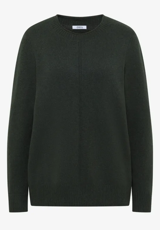 Thumbnail - Cecil Damen Kuscheliger Pullover in Grün, Gr: M