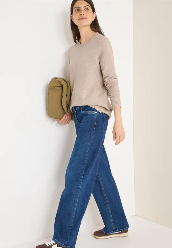 Thumbnail - Cecil Damen Kuscheliger Pullover in Beige, Gr: M