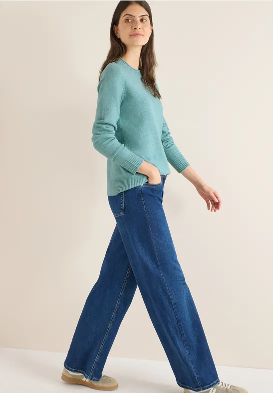 Thumbnail - Cecil Damen Kuscheliger Pullover in Grün, Gr: XXL