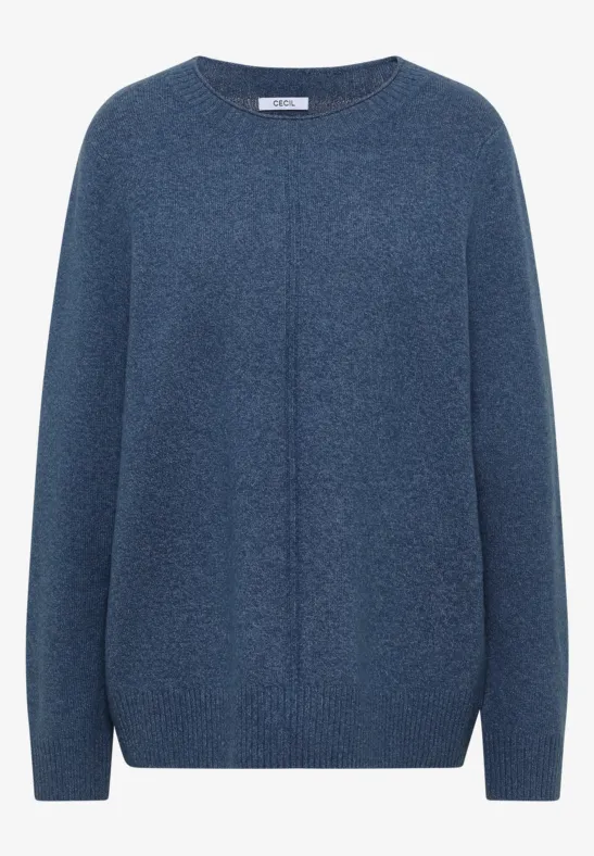 Thumbnail - Cecil Damen Kuscheliger Pullover in Blau, Gr: L