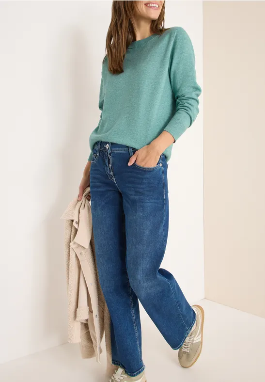 Thumbnail - Cecil Damen Kuscheliger Pullover in Grün, Gr: XL