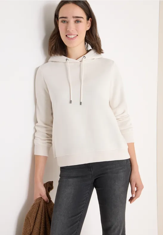 Thumbnail - Cecil Damen Kapuzen Sweatshirt in Grau, Gr: L