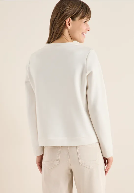 Sweatshirt mit Stickerei günstig online kaufen