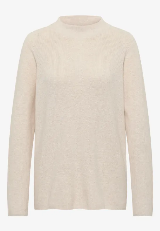 Thumbnail - Cecil Damen Strukturmix Pullover in Beige, Gr: S