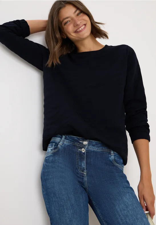 Strukturmuster Sweatshirt