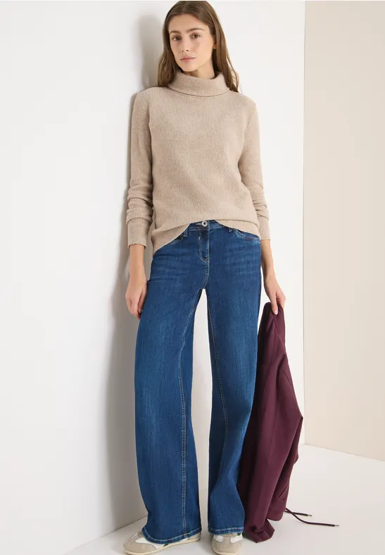 Thumbnail - Cecil Damen Strukturpullover in Beige, Gr: XS