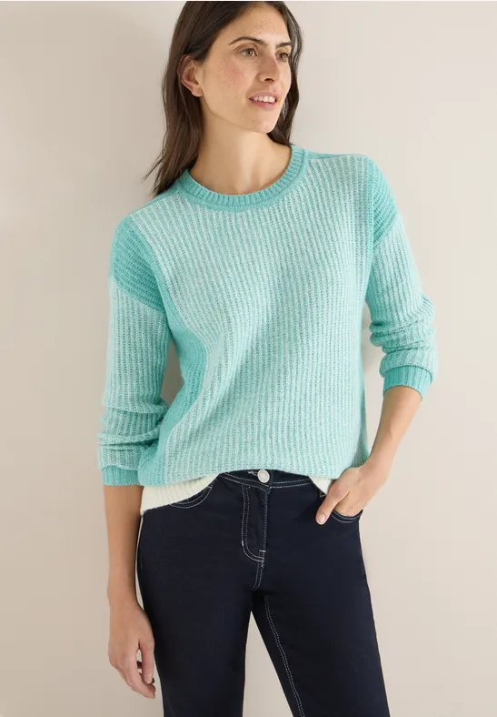 Softer Mouliné Pullover günstig online kaufen