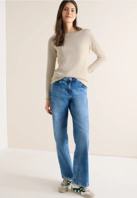 Thumbnail - Cecil Damen Strukturpullover in Beige, Gr: S