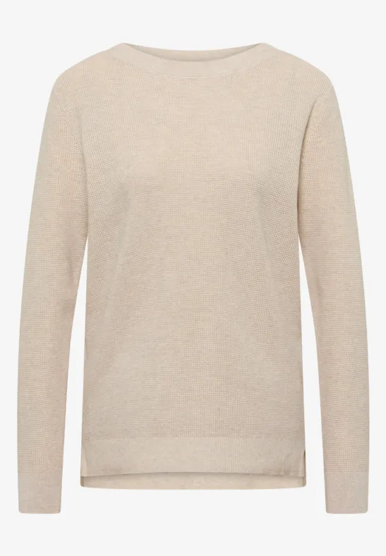 Thumbnail - Cecil Damen Strukturpullover in Beige, Gr: S