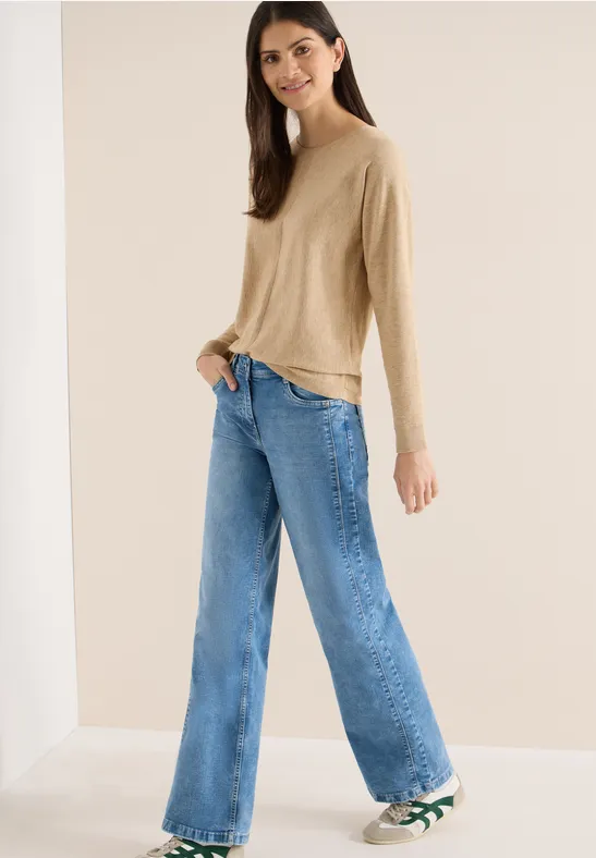 Thumbnail - Cecil Damen Dolman Pullover in Beige, Gr: XL