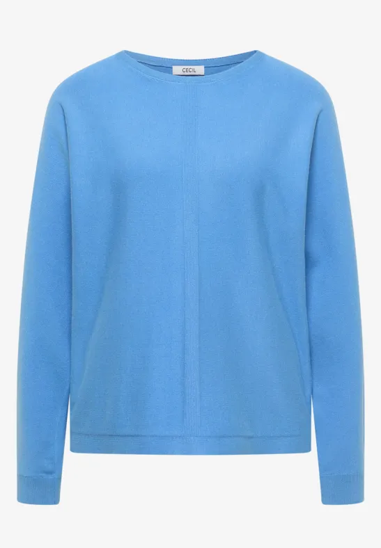 Thumbnail - Cecil Damen Dolman Pullover in Blau, Gr: M