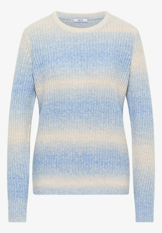 Thumbnail - Cecil Damen Space Dye Pullover in Blau, Gr: S