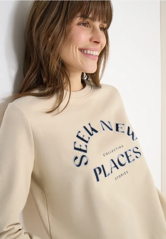 CECIL Embroidery Sweatshirt