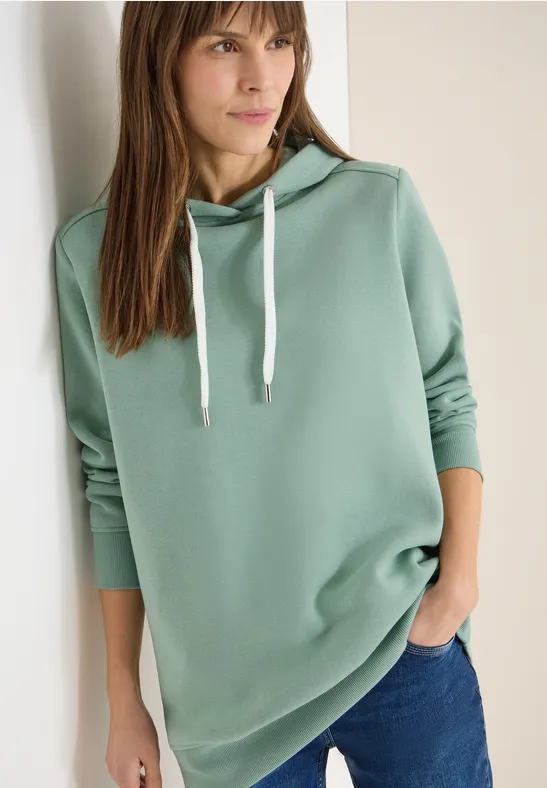 cecil Langer Hoodie Polyester Grün