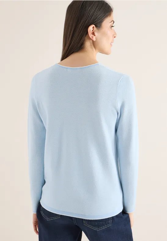 Two-Tone Pullover günstig online kaufen