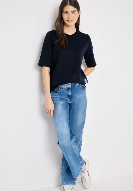 Sweatshirt mit Backprint günstig online kaufen