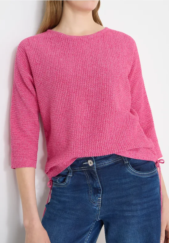 cecil Dolman Pullover Baumwolle Rosa