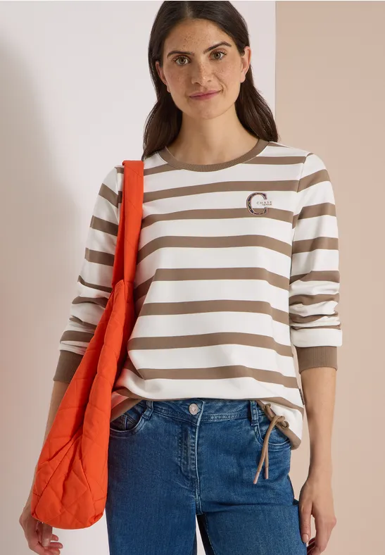 Sweatshirt mit Rundhals und Tunnelzug
