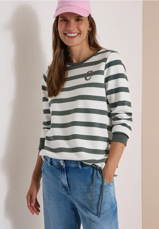 Sweatshirt mit Rundhals und Tunnelzug