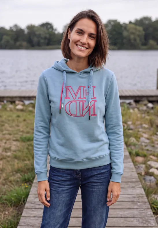 Sweat à capuche avec illustration