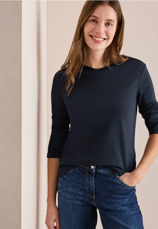 Basic V-hals shirt