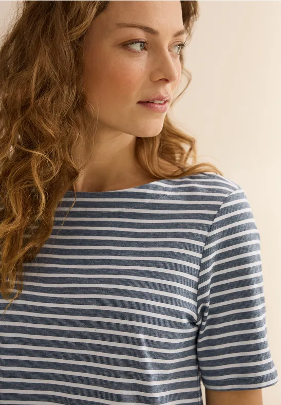 Basic shirt met korte mouwen