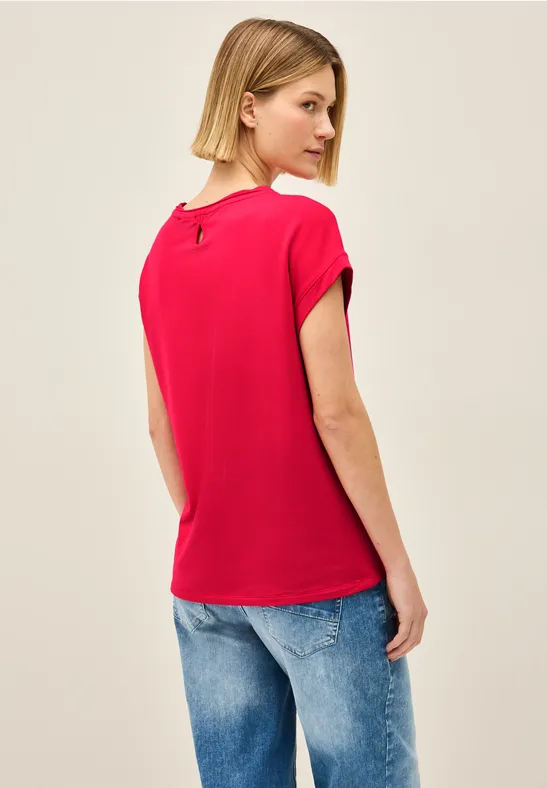 Cecil T-Shirt aus Baumwolle mit Stretchante günstig online kaufen