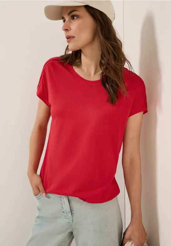 Cecil T-shirt met elastische taille