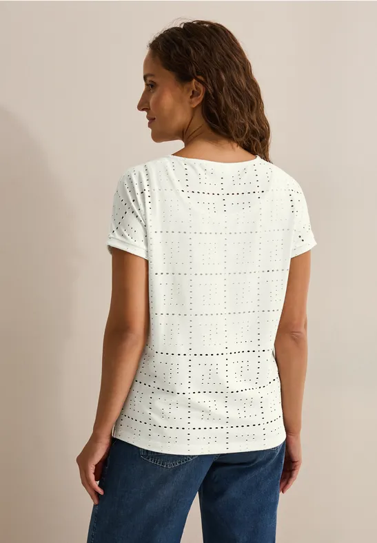 Cecil T-Shirt mit U-Boot-Ausschnitt günstig online kaufen